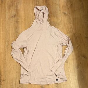 Paka women’s sol hoodie sun shirt alpaca wool medium like new pink